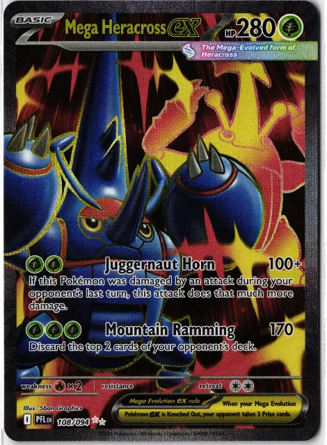Mega-Skaraborn-ex Phantasmal Flames 108/094 Vorderseite